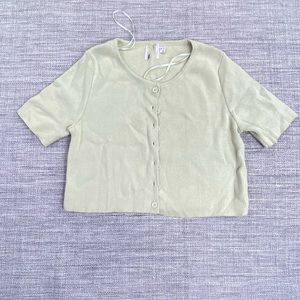 Princess Polly Top Sage